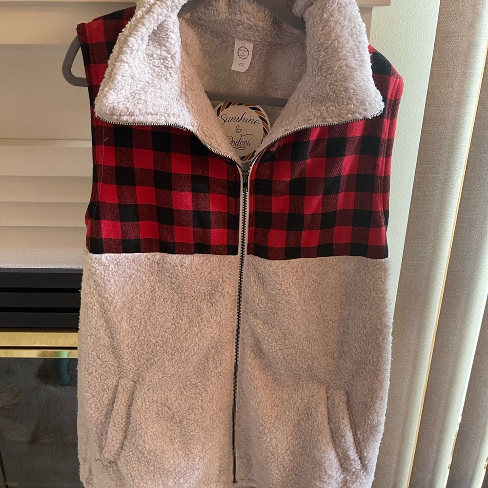 Buffalo plaid Vest